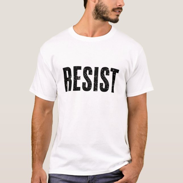 Trump Resist Trump Protest Anti Political Protest  T-Shirt (Front)