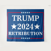 Trump Retribution 18" x 24" Yard Sign with H Frame