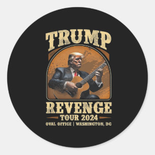 Trump Revenge Tour 2024 Classic Round Sticker