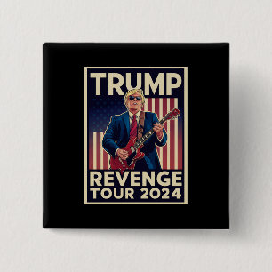 Trump Revenge Tour 2024 Political Election 2024 15 Cm Square Badge
