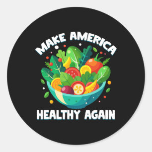 Trump Rfk Jr Make America  Classic Round Sticker