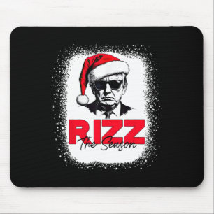 Trump Rizz The Season Christmas Funny Donald Trump Mouse Mat