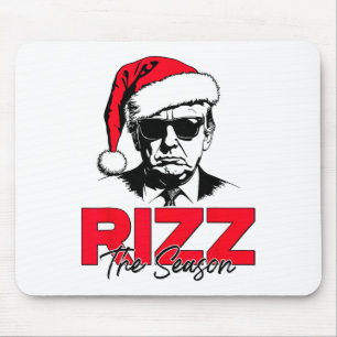 Trump Rizz The Season Funny Trump 2024 Xmas Pink S Mouse Mat
