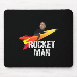 Trump Rocket Man Kim Jong Un North Korea Funny Mouse Mat