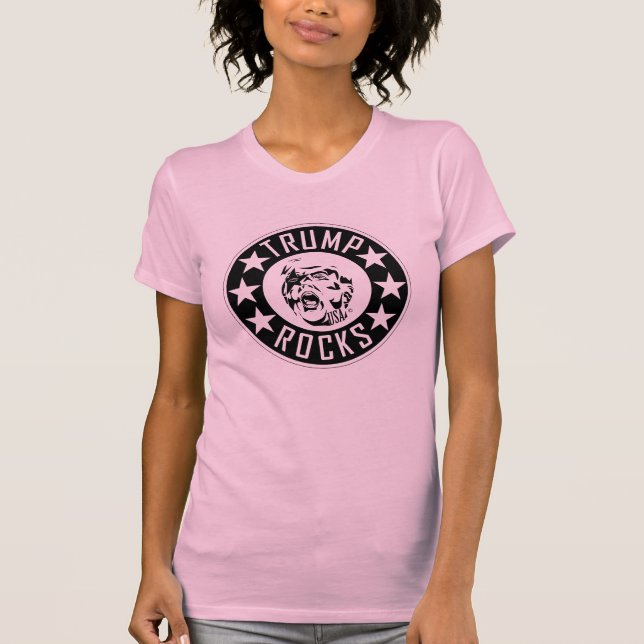 Trump Rocks Women's Slim Fit Tee (Front)