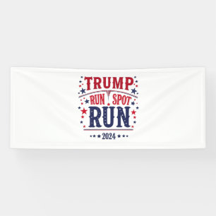Trump Run Spot Run Funny Election Debate  Banner