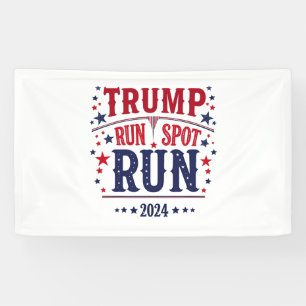 Trump Run Spot Run Funny Election Debate  Banner