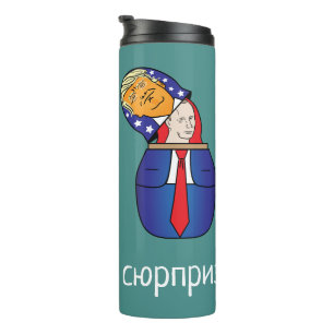 Trump Russian doll Thermal Tumbler