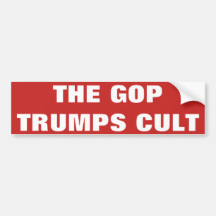 Trump’s personal cult bumper sticker