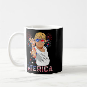 Trump Salt Merica Freedom 4th Of July Firework Coffee Mug
