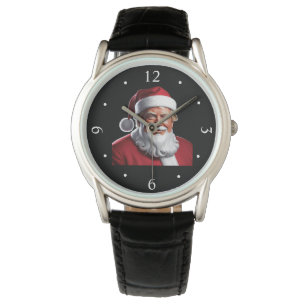 Trump Santa Christmas: Festive Patriotic Design Watch