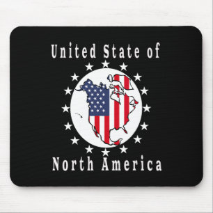Trump Satire Map United States Of North America  Mouse Mat