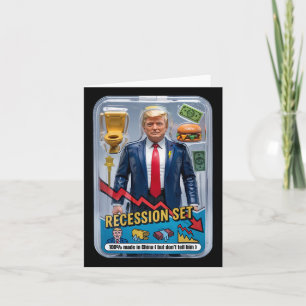 Trump Satire Survived Recession Box Set Action Fig Card