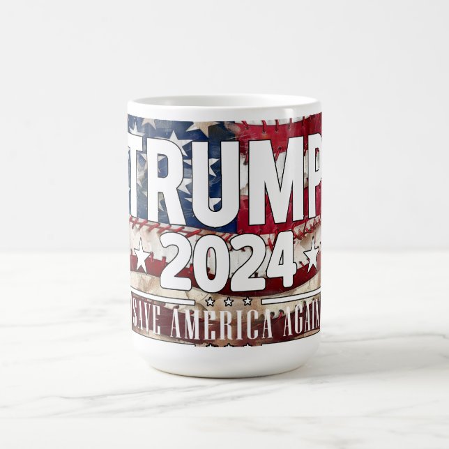 Trump! save America again. Coffee Mug (Center)