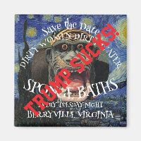 Trump SAVE THE DATE DIRTY WOMEN SPONGE BATHS