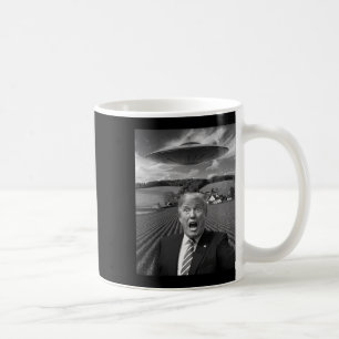 Trump Selfie With Alien Ufo Funny Trump Gifts For Coffee Mug