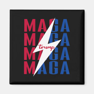 Trump Shirt Flag Vintage Style Poster Mega 2024 Magnet
