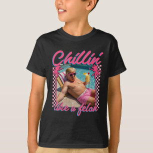 Trump Shirt Funny Chillin Like A Felon Trump 2024
