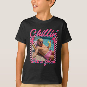 Trump Shirt Funny Chillin Like A Felon Trump 2024