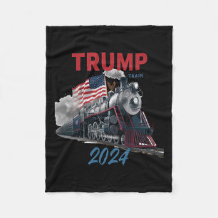 Trump Shirt - Trump 2024 - Donald Trumpshirt - Fleece Blanket