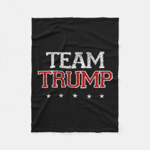 Trump Shirts Maga Trump Support Republican Gift Te Fleece Blanket