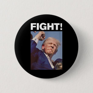 Trump Shot 2024 6 Cm Round Badge