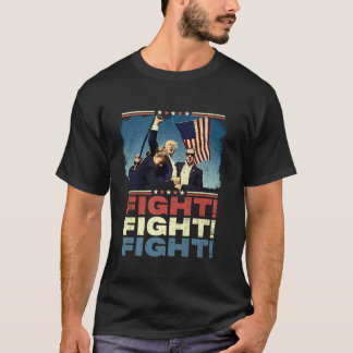 Trump Shot Fist Pump T Shirt