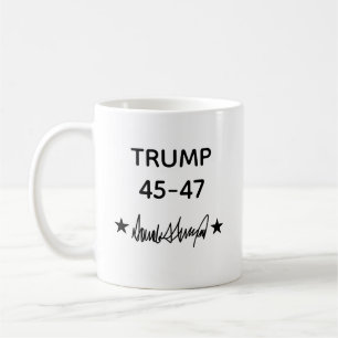 Trump Signature 45-47 Coffee Mug