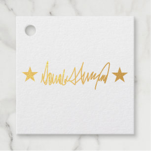 Trump Signature Favour Tags
