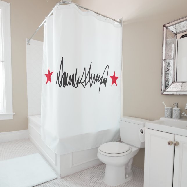 Trump Signature  Shower Curtain (In Situ)