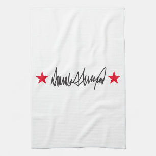 Trump Signature  Tea Towel