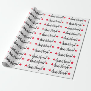Trump Signature  Wrapping Paper