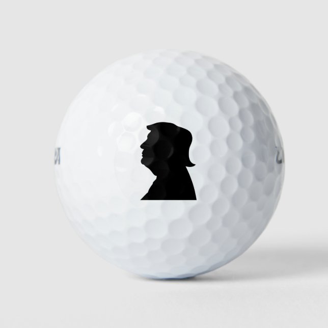 Trump Silhouette popular Golf Balls (Front)