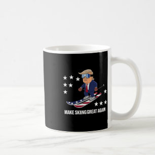 Trump Ski Usa - Make Skiing Great Again  Coffee Mug