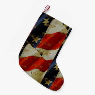 TRUMP  SMALL CHRISTMAS STOCKING