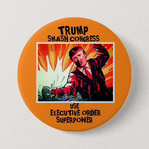 Trump smask Congress 7.5 Cm Round Badge