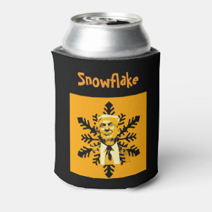 Trump/Snowflake Can Cooler 