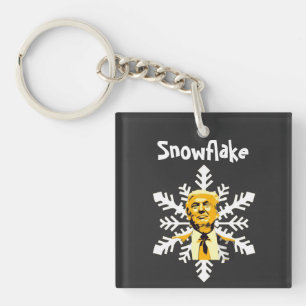 Trump/Snowflake Keychain