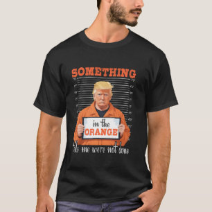 Trump Something in The Orange Vote Felon Political T-Shirt