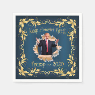 Trump Souvenir Breakout Commemorative Napkins ~