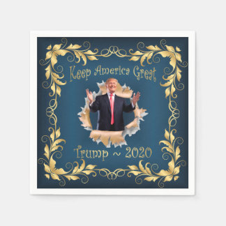 Trump Souvenir Breakout Commemorative Napkins ~