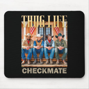 Trump Squad Thug Life Trump Vance Kennedy Elon Mouse Mat