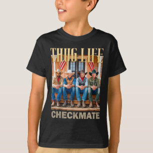 Trump Squad Thug Life Trump Vance Kennedy Elon  T-Shirt