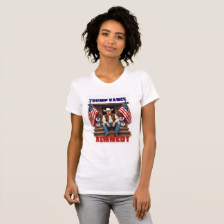 Trump Squad Vance Kennedy 45 47 USA Flag take amer T-Shirt
