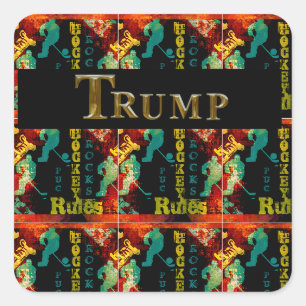 TRUMP SQUARE STICKER