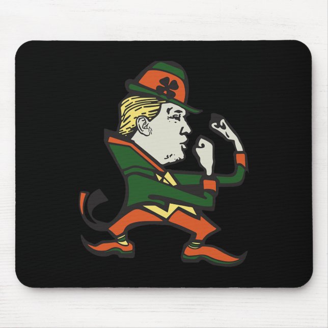 Trump St. Paddy's Funny Trump St Patrick's Day  Mouse Mat (Front)
