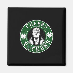 Trump St Patrick’s Day Cheers Ers Shamrock Patrick Magnet