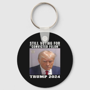 Trump Still Voting For Convicted Felon Political Key Ring