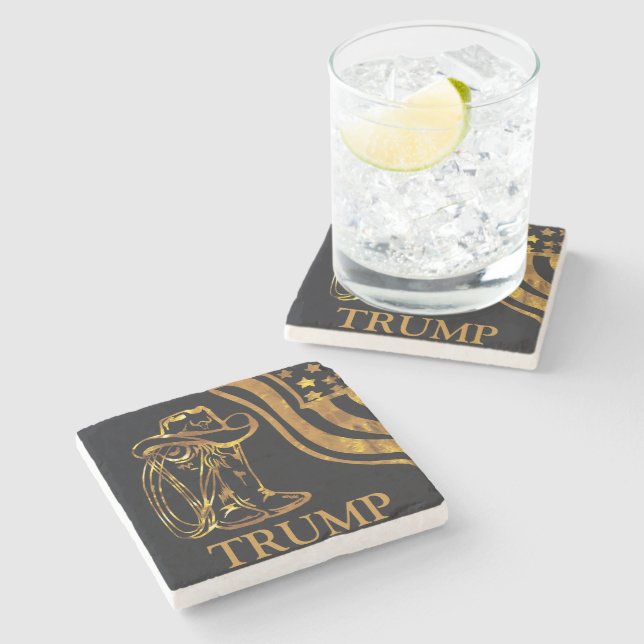 TRUMP  STONE COASTER (Side)