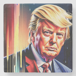 Trump Stone Coaster